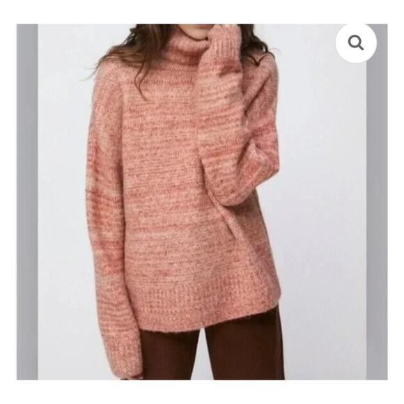 Zara Oversized Wool/Alpca Blend Sweater XS-S - Picture 2 of 6